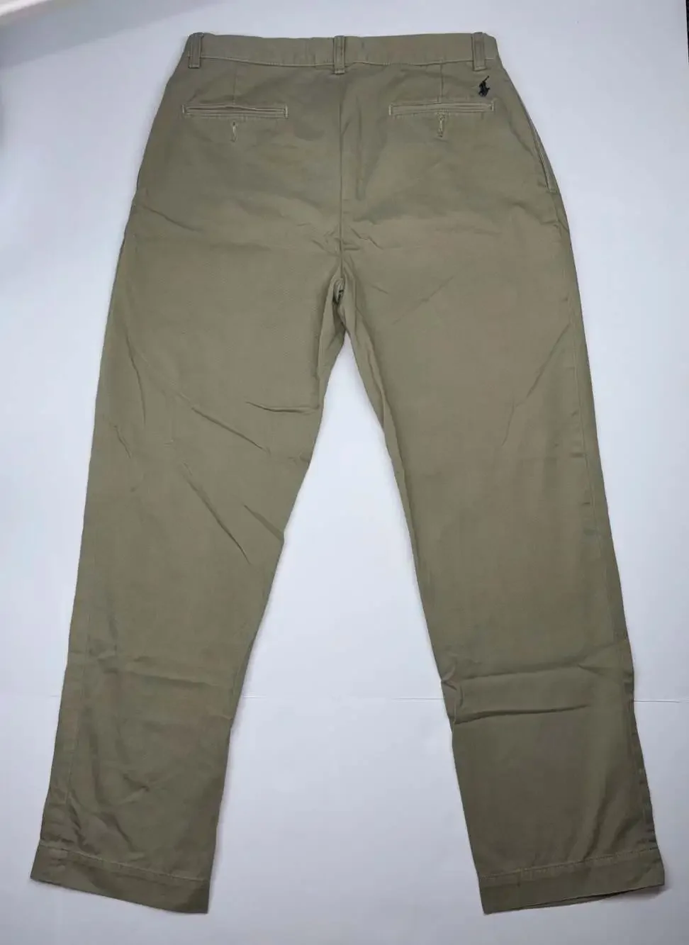 Polo Ralph Lauren Men's Khaki Pleated Chino Pants Size 32x32